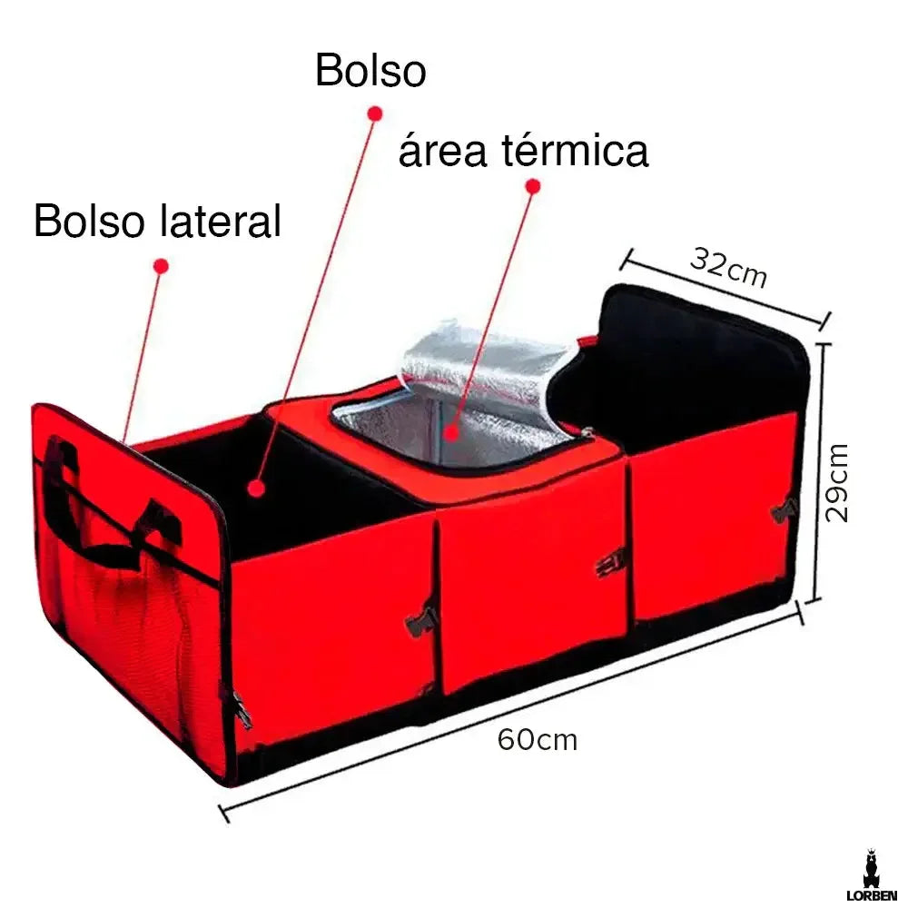 Trunk Organizer with Thermal Compartment