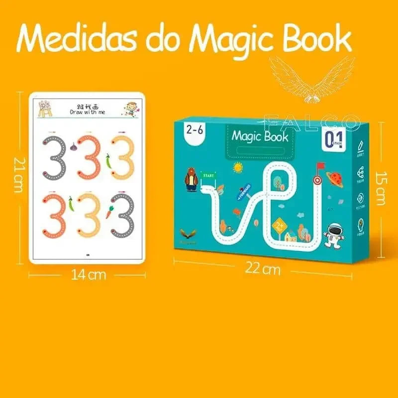 Children's Trace and Drawing Notebook with Erasable Ink