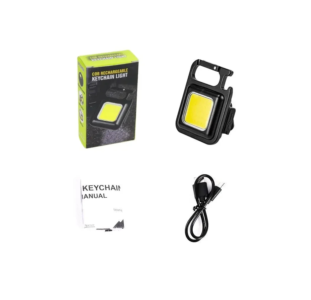 Mini Cob Chain LED Keychain