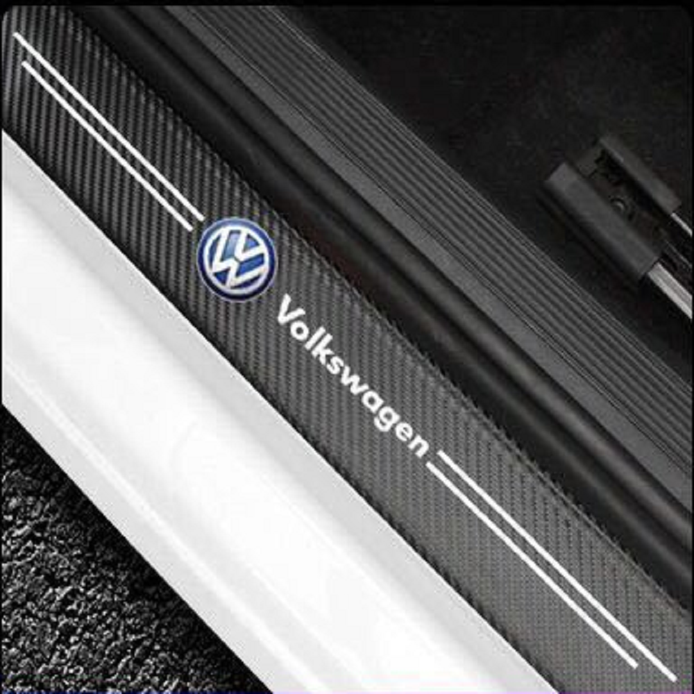 Car Door Sill Carbon Sticker Kit