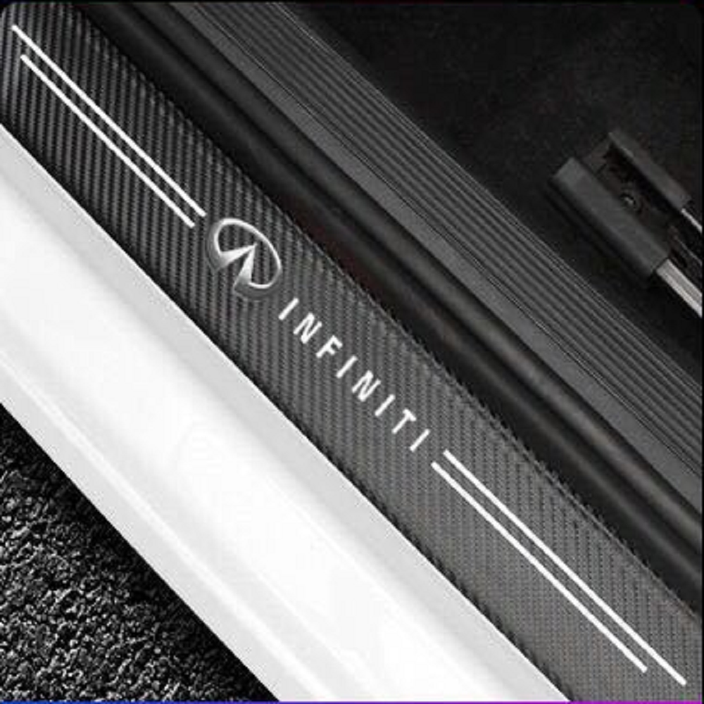 Car Door Sill Carbon Sticker Kit