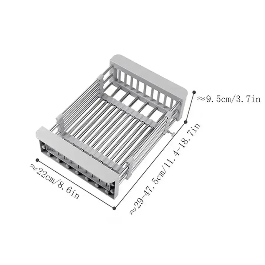 Retractable Stainless Steel Drainer