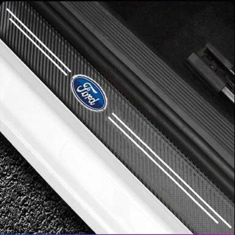 Car Door Sill Carbon Sticker Kit