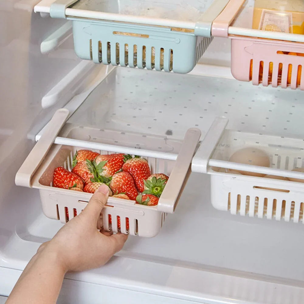 Smart Refrigerator Organizer Drawer