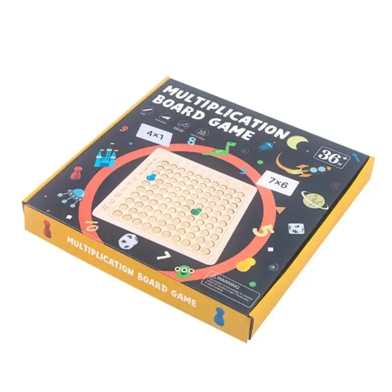 Montessori Wooden Multiplication Board Game