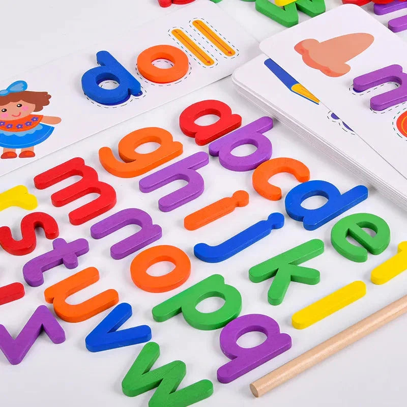 Montessori Game for Learning to Spell in English