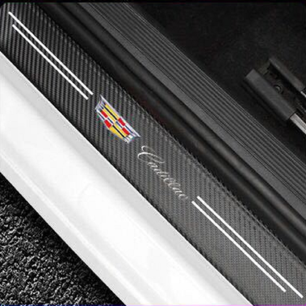 Car Door Sill Carbon Sticker Kit