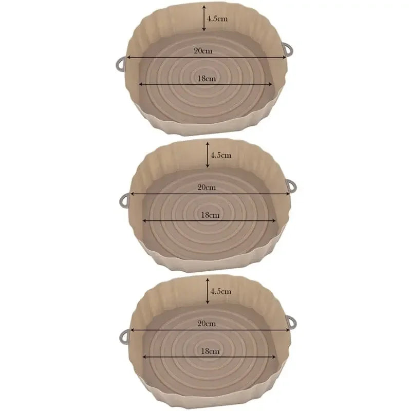 Permanent Silicone Tray Kit for Air Fryer