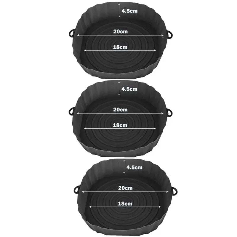 Permanent Silicone Tray Kit for Air Fryer