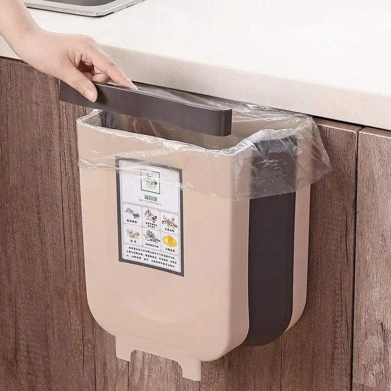 Smart Dumb Foldable Kitchen Trash Can