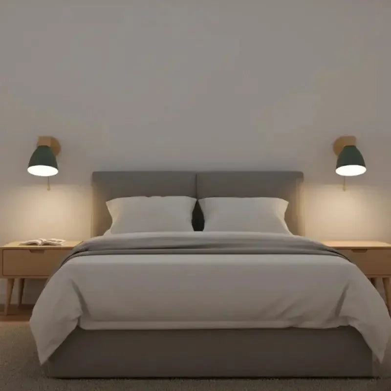 Wooden Wall Light