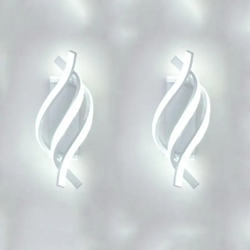 Modern Spiral LED Wall Sconce