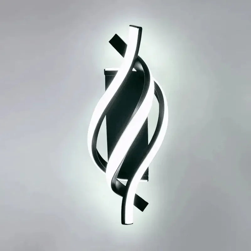 Modern Spiral LED Wall Sconce