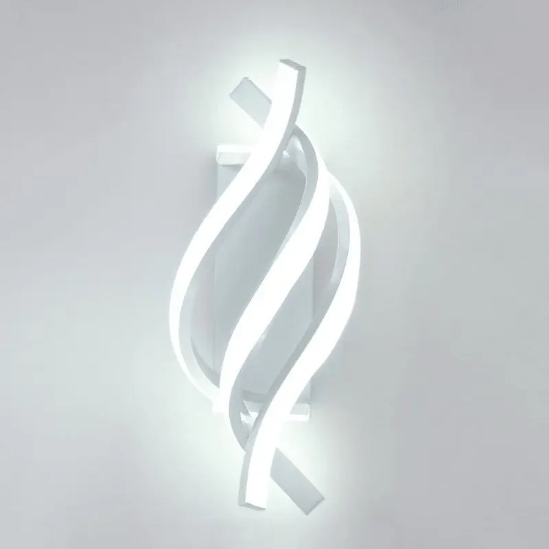 Modern Spiral LED Wall Sconce