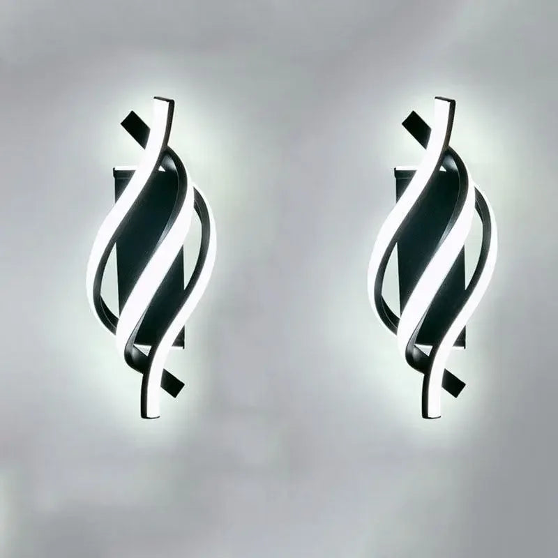 Modern Spiral LED Wall Sconce