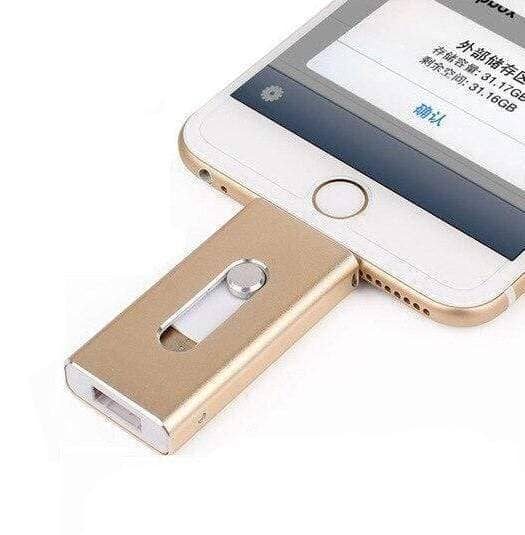 4-in-1 Mobile Flash Drive - Multi-Operational