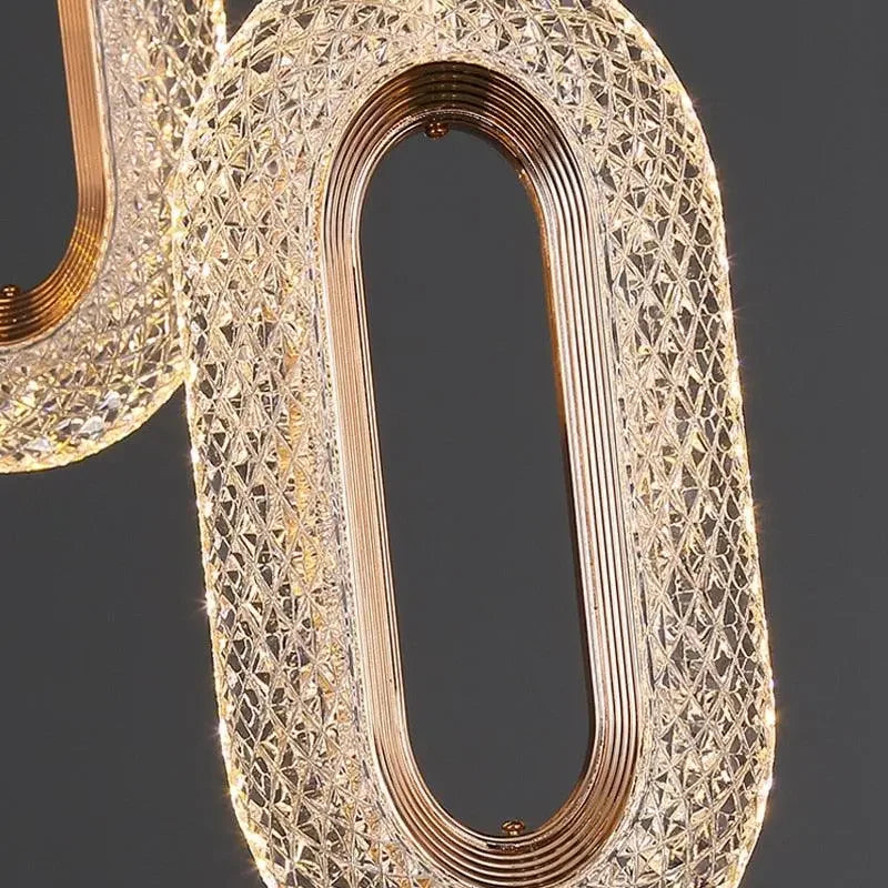 Elegant Crystal Vintage Oval Pendant