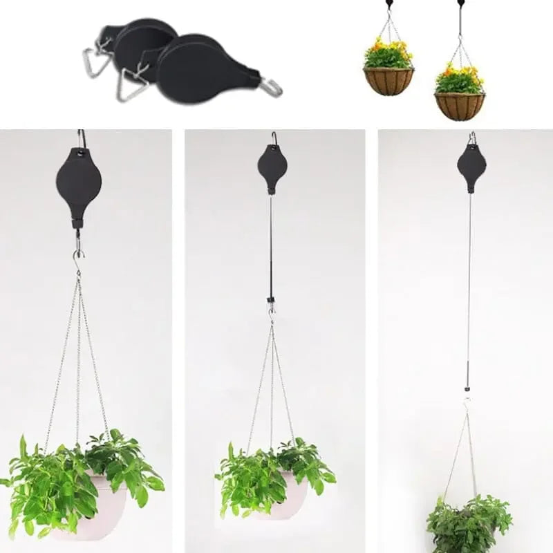 Retractable Pulley for Plants