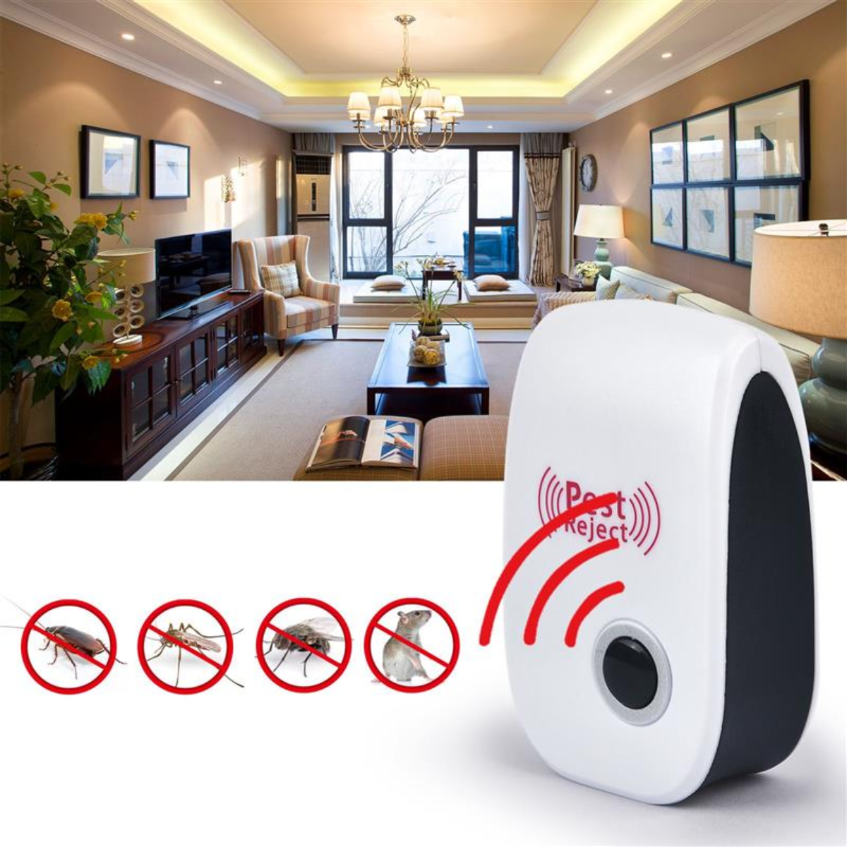 Ultrasonic Electronic Anti Pest Repellent