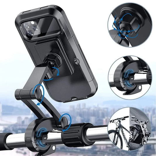 Waterproof Handlebar Mount for Bicycles and Motorcycles