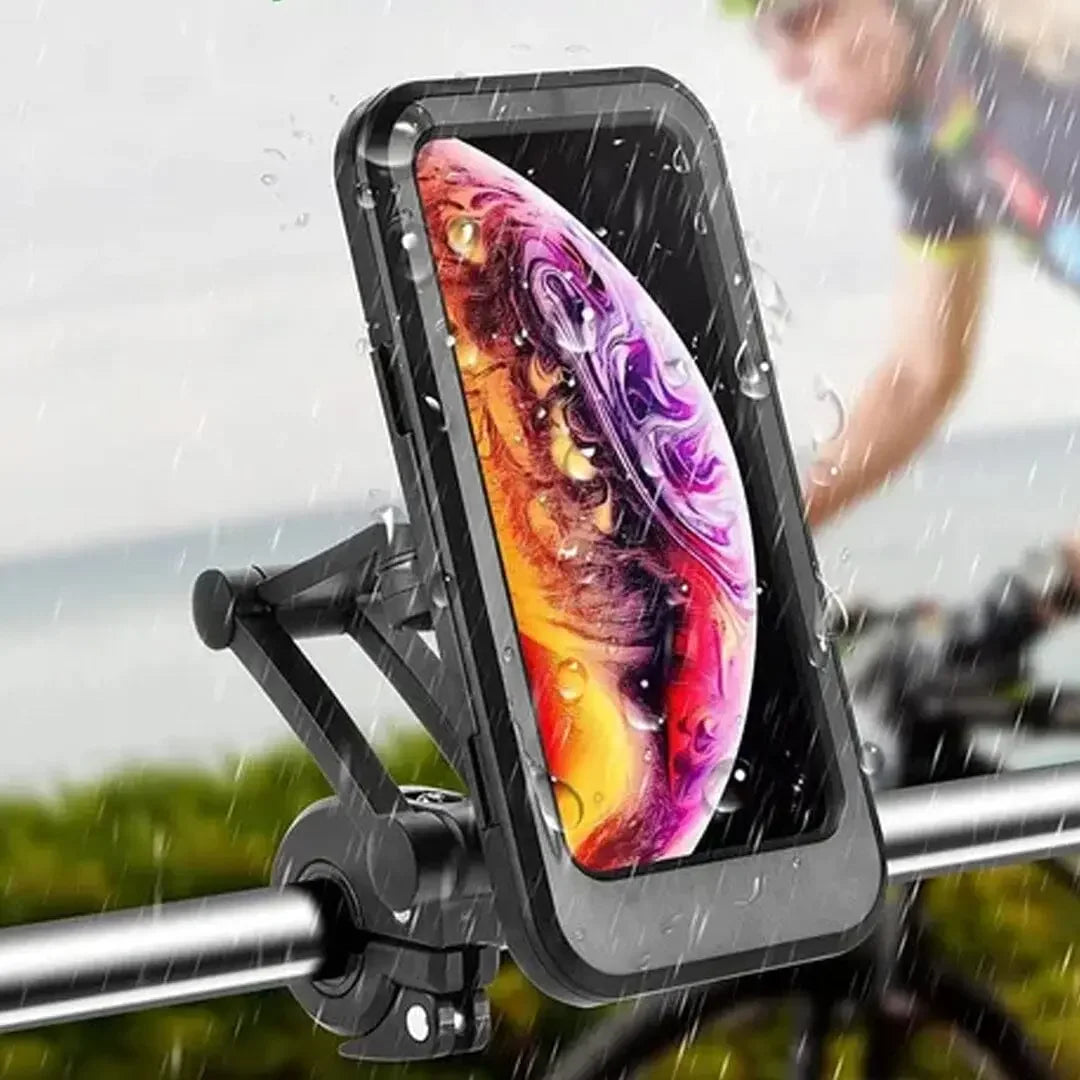 Waterproof Handlebar Mount for Bicycles and Motorcycles