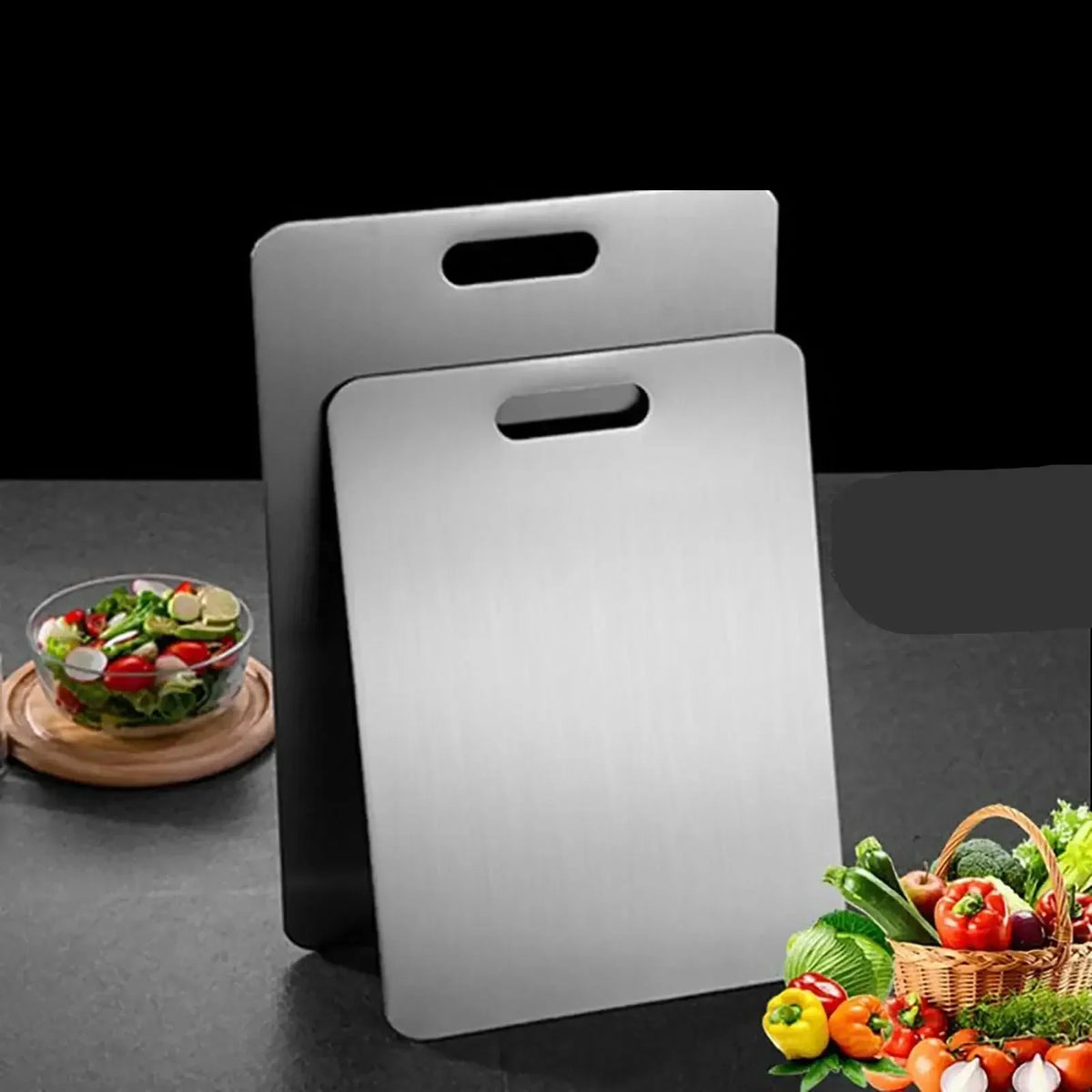 Antibacterial Stainless Steel Cutting Board