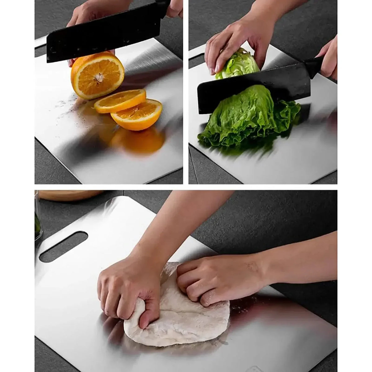 Antibacterial Stainless Steel Cutting Board