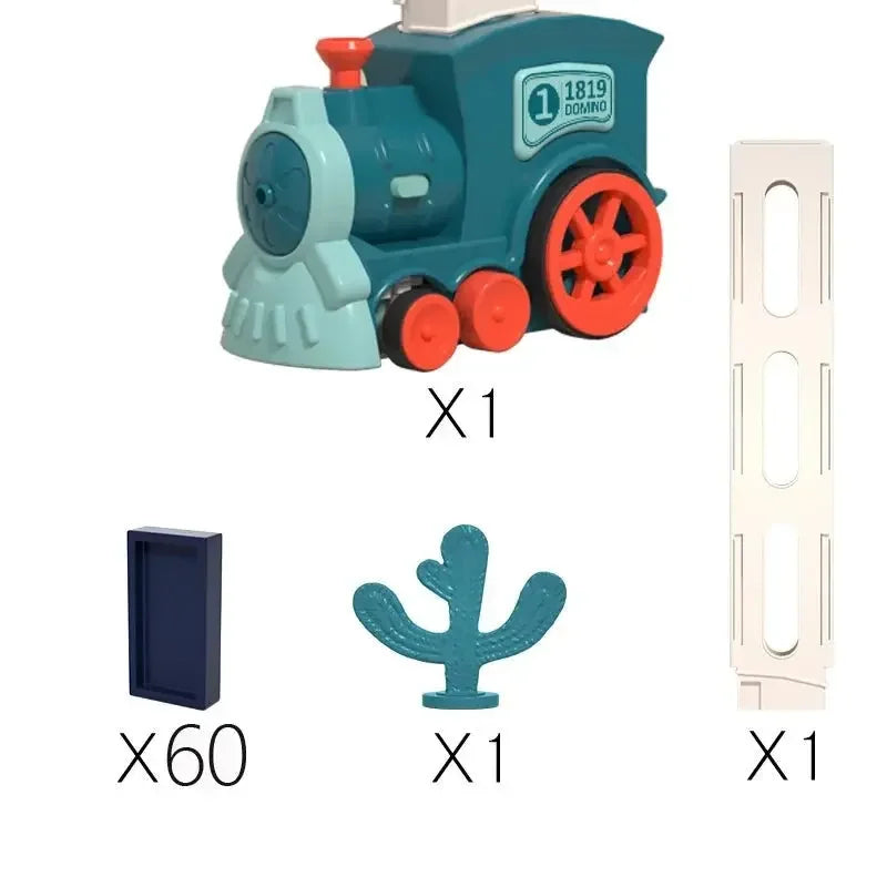 Domino Stacking Train